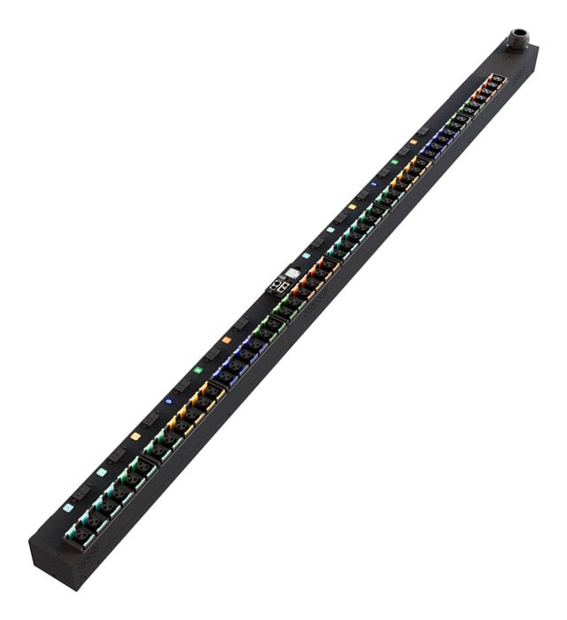 RPDU, Monitored Outlet Level, 60/63A, 240/415V WYE, 43.4KW, Vertical, (48) Combi VP6U60A1
