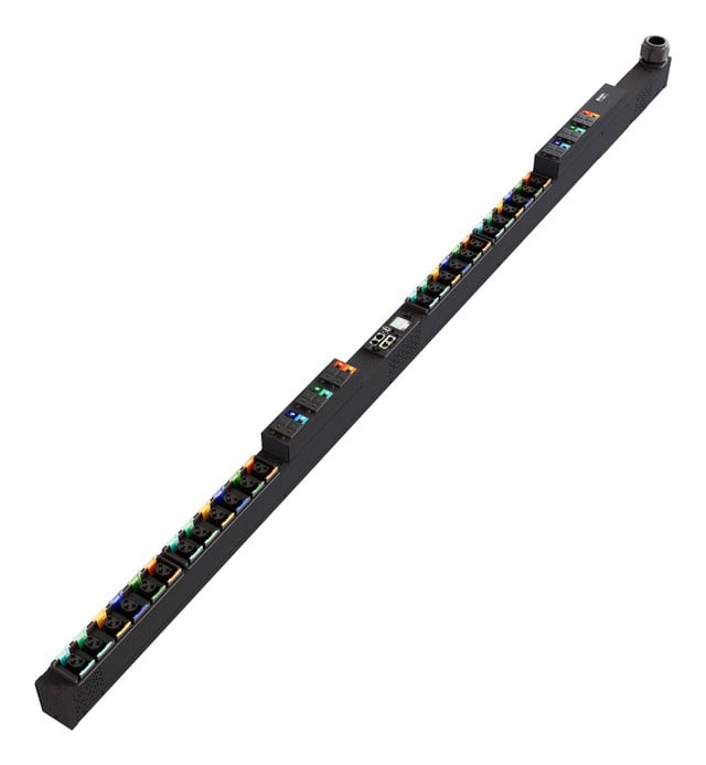 RPDU, Outlet Level Monitoring, 60/63A, 240/415V WYE, 43.4KW, Vertical, (24) COMB VP6U60A3