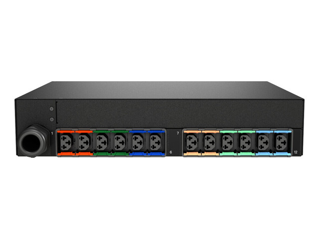 RPDU, Switched Outlet Level Monitoring EC, 60A, 208V Delta, 17.2KW, Horizontal, VP7N62A1