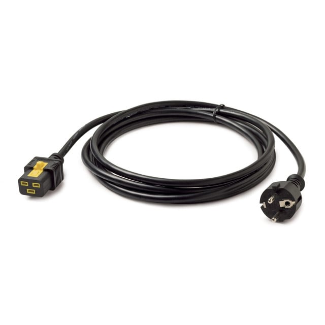 Power CORD, Locking C19 to CEE/7 Schuko, 3.0M AP8755