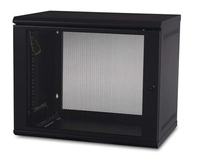 APC Netshelter 9U Wallmount RACK Cabinet Single Hinged Switch Depth Unassembled AR109