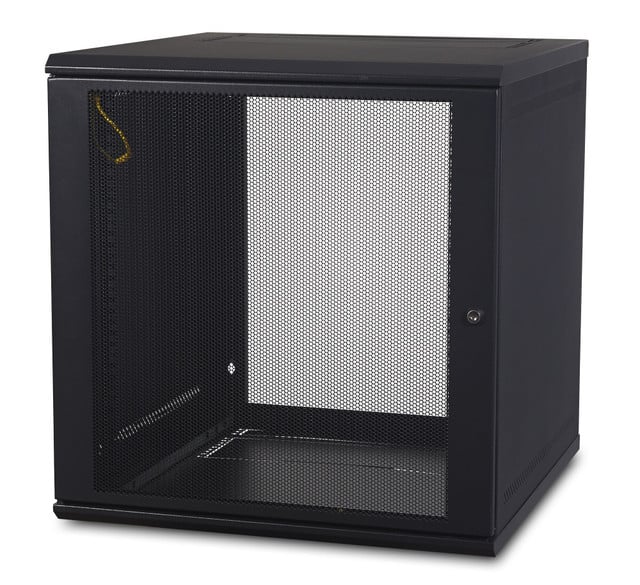 APC Netshelter 12U Wallmount RACK Cabinet Single Hinged Server Depth Unassembled AR112