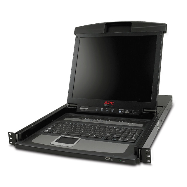 17 RACK LCD Console WITH Integrated 16 PORT Analog KVM Switch - AP5816 - MAIN in AP5816