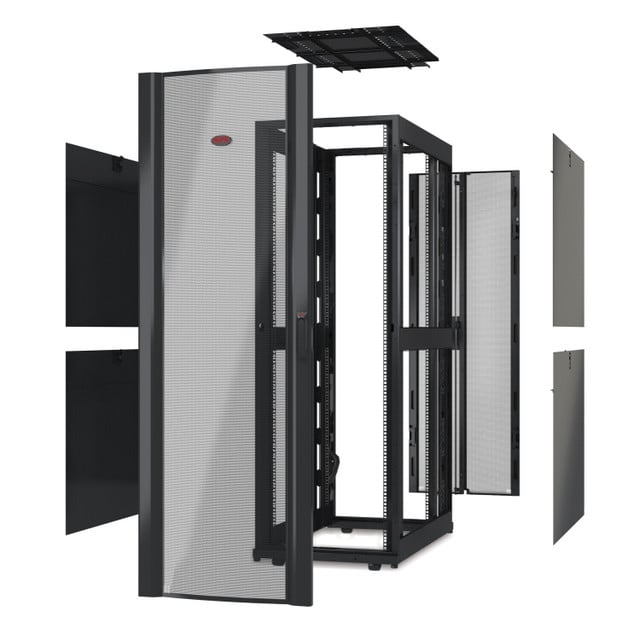 Netshelter SX 42U 600MM WIDE X 1070MM DEEP Enclosure Without Doors Black AR3100X610