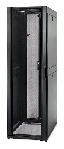 Netshelter SX 48U 600MM WIDE X 1070MM DEEP Enclosure WITH Sides Black -2000 LBS. AR3107SP