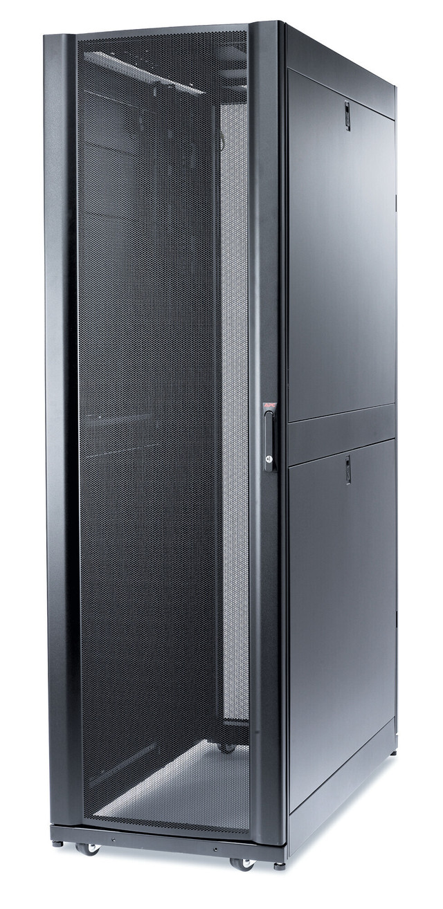 Netshelter SX 52U 600MM WIDE X 1200MM DEEP Enclosure WITH Sides Black AR3307X674
