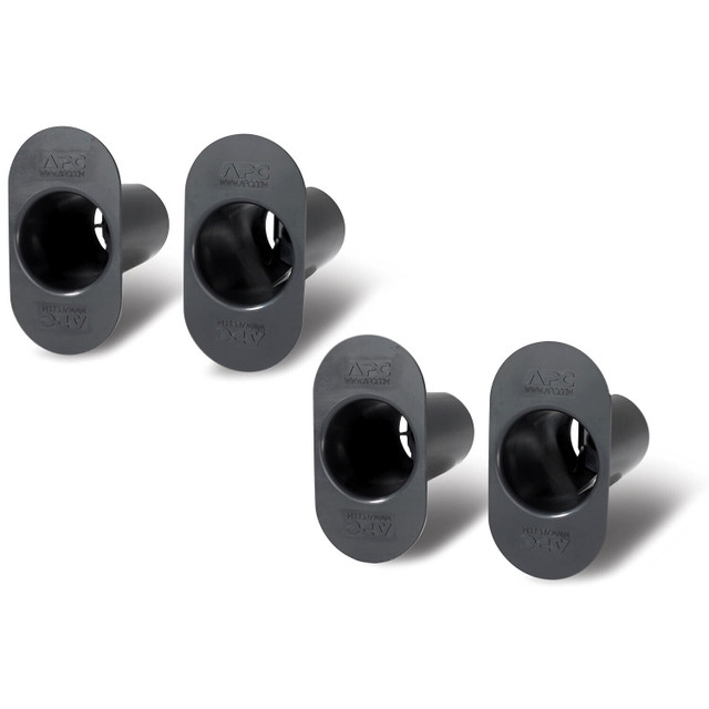 APC NetShelter Cable Management, Vertical Cable Manager, Spools for Vertical Fiber Organizer, Set of 4, Black, 64 x 119 x 103 mm