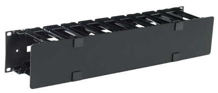 Horizontal Cable Manager, 2U Single SIDE WITH Cover AR8600