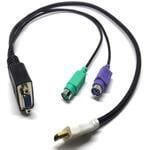 Lantronix 500-198-R-ACC Cable Assembly Spider DUO-PS/2