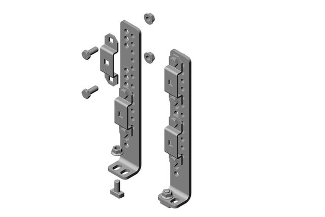 Cable Pathway Elevation KIT for Zetaframe Cabinet; TWO TIER; 2IN-3INH (50 MM-75 60508-722