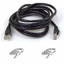 Belkin A3L791-06-BLK 6FT CAT5E RJ45M/RJ45M Black Patch Cable