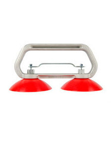Double 5" Silicone Vacuum Lifter, 75 lb Capacity — All VAC A6541-RSC