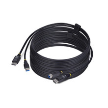 10FT (3M) Displayport and USB 5GBPS KVM Cable, 4K 60HZ, DP 1.2 and USB Combo CAB DU12210-KVM-Cable