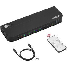 SIIG CE-KV0D11-S1 4X1 Displayport 4K USB 3.0 KVM