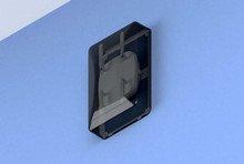 18INH X 12INW X 5IND (457 MM X 304 MM X 127 MM) Translucent DARK GRAY Polycarbon 33-VCVR-18125
