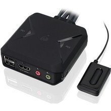 Iogear GCS92HU 2PORT 4K KVM Switch WITH HDMI USB & Audio Connections