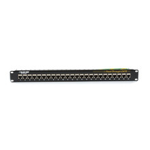CAT6 FEED-Through Patch Panel - 1U, Shielded, 24-PORT JPM814A