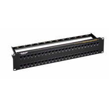 CAT6 FEED-Through Patch Panel - 2U, Unshielded, 48-PORT JPM820A