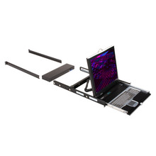 KVM LCD Console TRAY and CATX Switch - 19-in., 16-PORT, Single-RAIL, VGA, PS/2, KVT419A-16CATX