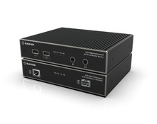 KVM Extender OVER CATX/Fiber - DUAL-Monitor, 4K Displayport, USB 2.0 HUB, Serial Kvxhp-200