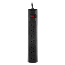 CyberPower CSB706 surge protector Black 7 AC outlet(s) 125 V 1.829 m