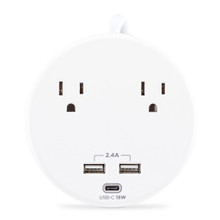 Cyberpower P205UC Surge, 5FT CORD, 5-15P, White - NEMA 5-15P Input - 2 NEMA 5-15 P205UC