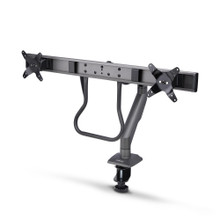 DESK Mount DUAL Monitor ARM WITH Crossbar, up to 27 Displays, VESA 75X75/100X100 H2M1AS2-Monitor-ARM