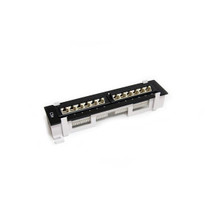 1U 12 PORT WALL Mount CAT5E 110 Patch Panel - 45 Degree PANEL4512