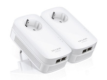 AV2000 2-PORT Gigabit Passthrough Powerline Starterkit,2000MBPSPOWERLINEDATARATE TL-PA9020P KIT