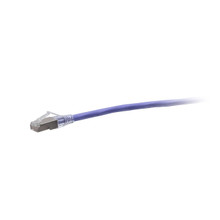 C2G 7ft (2.1m) TAA-Compliant F-Series Cat6a Snagless Shielded (STP) Network Cable - Purple