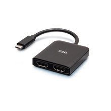 C2G USB-C® to Dual HDMI® MST Hub - 4K