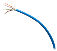 C2G 1000ft (304.8m) TAA-Compliant Cat5e Bulk Unshielded (UTP) Ethernet Network Cable with Solid Conductors-Plenum CMP-Rated - Blue