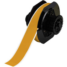 Low-Halide Multi-Purpose Polyester Label Tape for B30 Printers - 1.125", Ochre