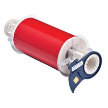 All Weather Permanent Adhesive Vinyl Label Tape for BBP85 Printer - 6", Red