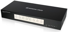 iogear GCS1218TAA3 KVM switch Black, Silver