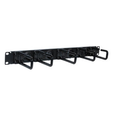 Tripp Lite SRCABLERING1U SmartRack 1U Horizontal Cable Manager - Flexible ring type