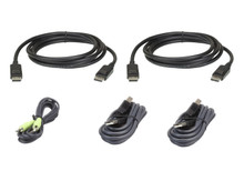 10FT. DUAL Display Displayport Secure KVM Cable KIT 2L7D03UDPX5