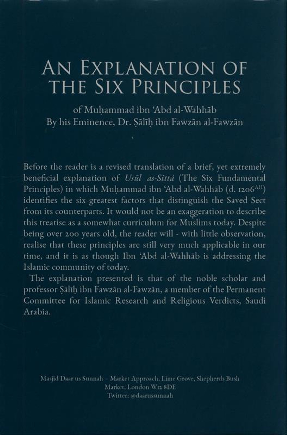An Explanation Of The Six Principles An Explanation Of The Six Principles