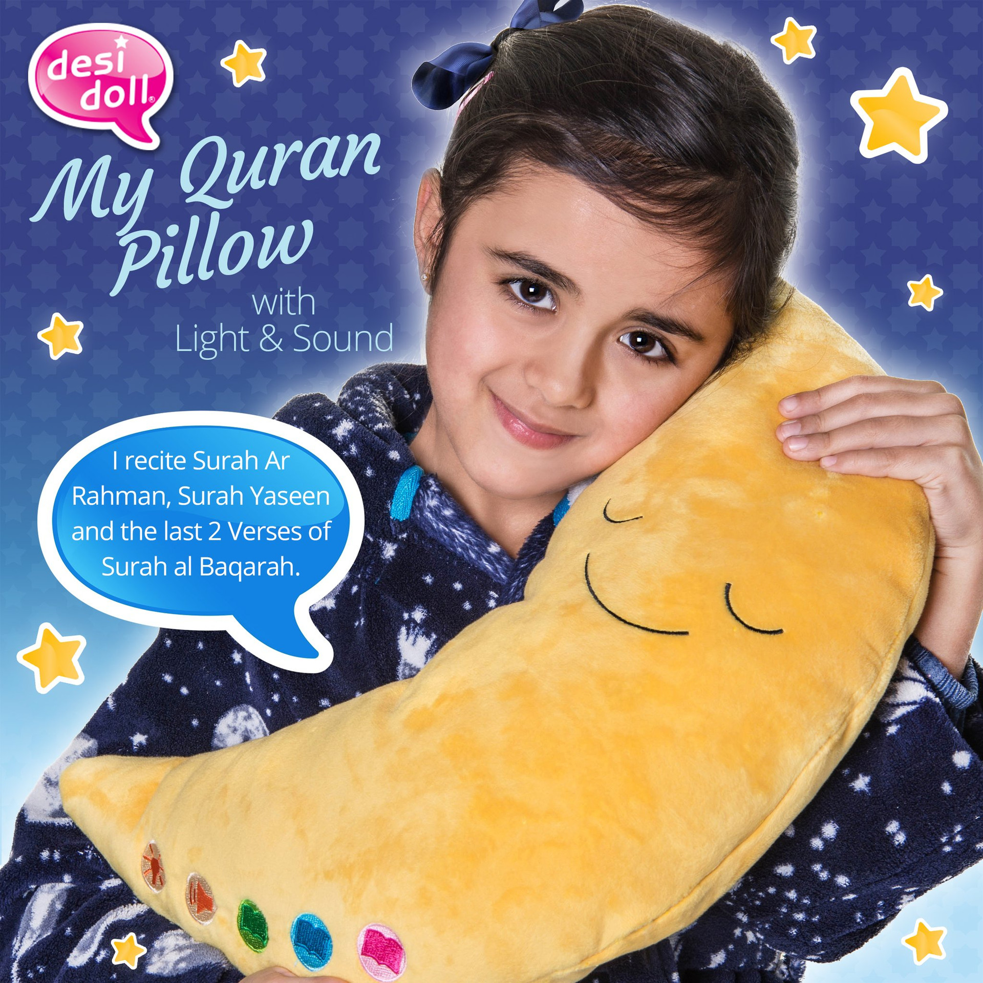 My Quran Pillow with Light & Sound