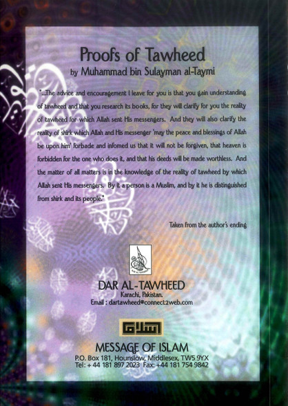 Proofs of Tawheed