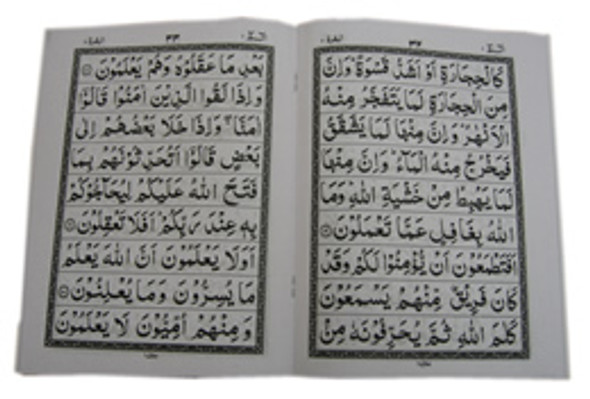 30 parts set of The Holy Quran in Velvet coated box (Persian/Urdu script)