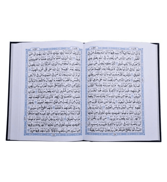 Al Quran Al Hakeem 208 Arabic Only(15lines with Urdu-Persian-Hindi Script)