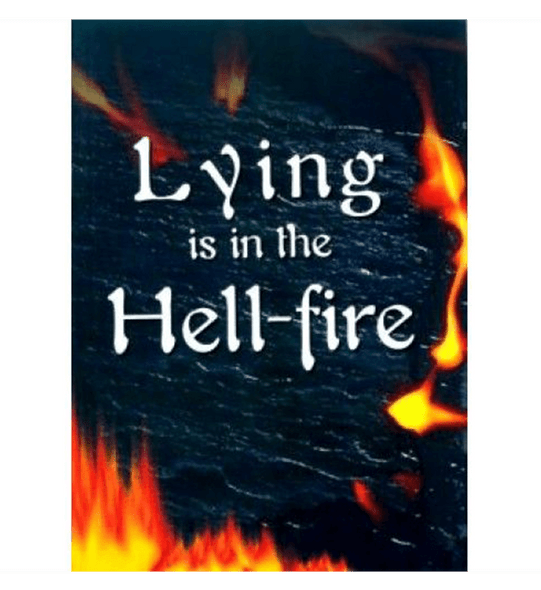 Lying Is In The Hell-Fire