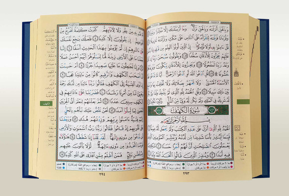 Tajweed Quran With Velvet Golden Panel (Large)