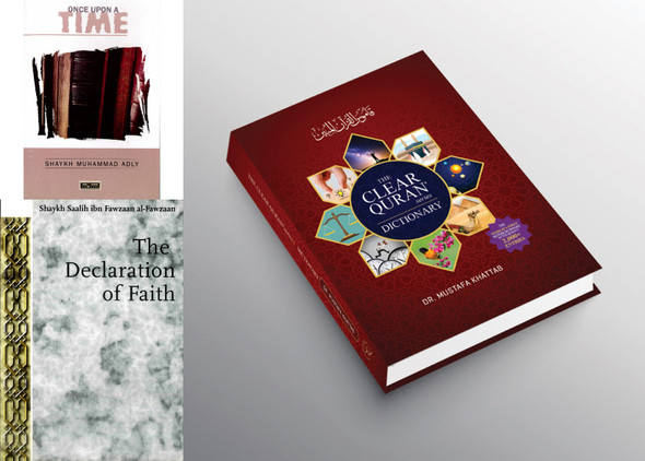 The Clear Quran : Series Dictionary WITH TWO BOOKS FREE(The declaration of Faith & Once upon a Time) (23709)