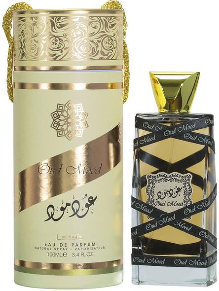 Oud Mood  By Lattafa  Designer Perfume Spray   Perfect Gift