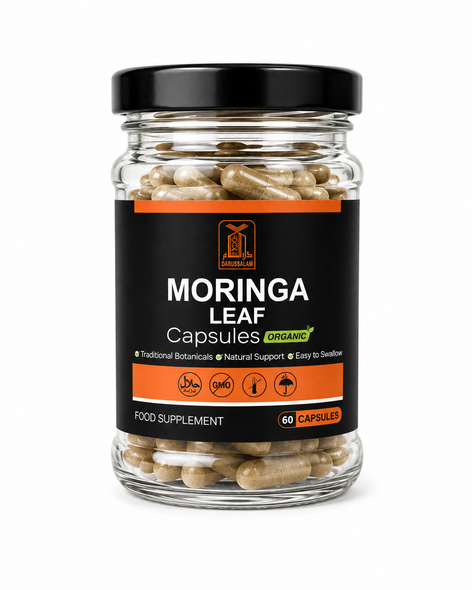 MORINGA POWDER CAPSULES BY DARUSSALAM