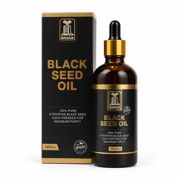 Darussalam 100% Pure  Black Seed Oil – Cold Pressed (100 ml)