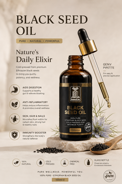 Darussalam 100% Pure  Black Seed Oil – Cold Pressed (100 ml)