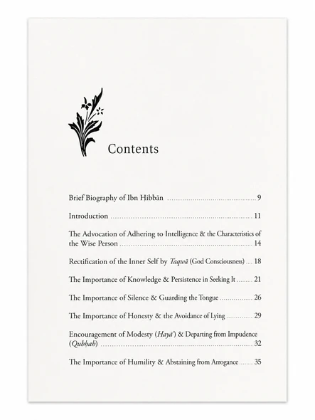 Selections From The Garden Of The Wise And The Meadow Of The Virtuous